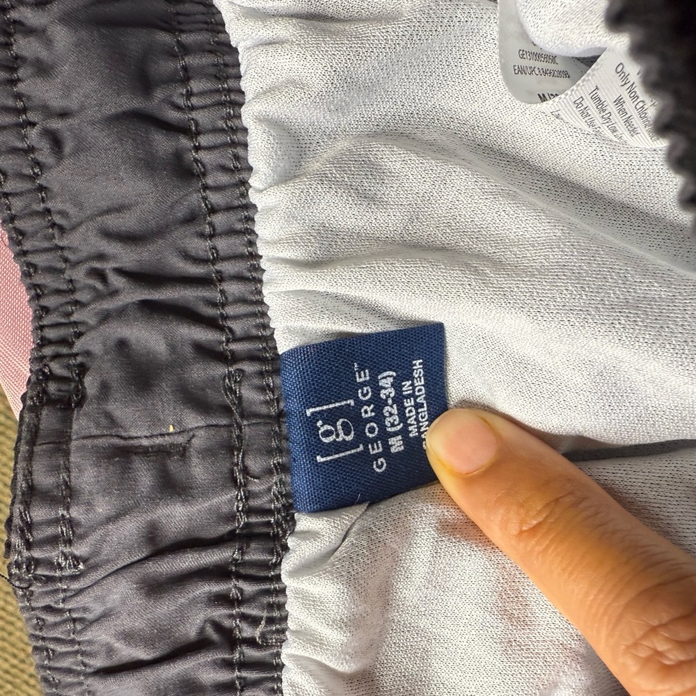 George Gray Sweatpants with Elastic Waistband